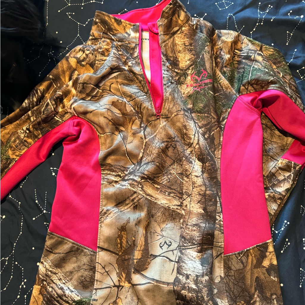 Realtree Partial Zip Pullover